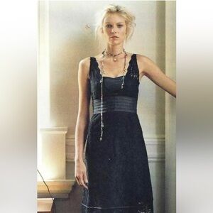 Anthropologie Odille Black Lace Dress​​​​